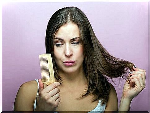 Woman with a comb