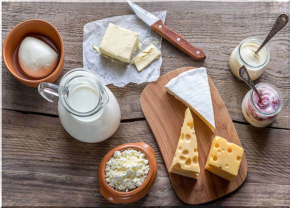 The most collagen for your skin: dairy products