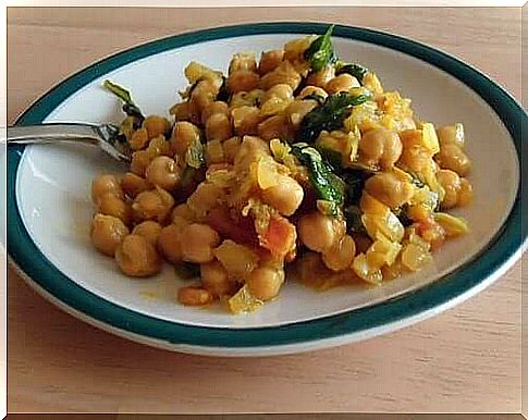 Chickpea salad