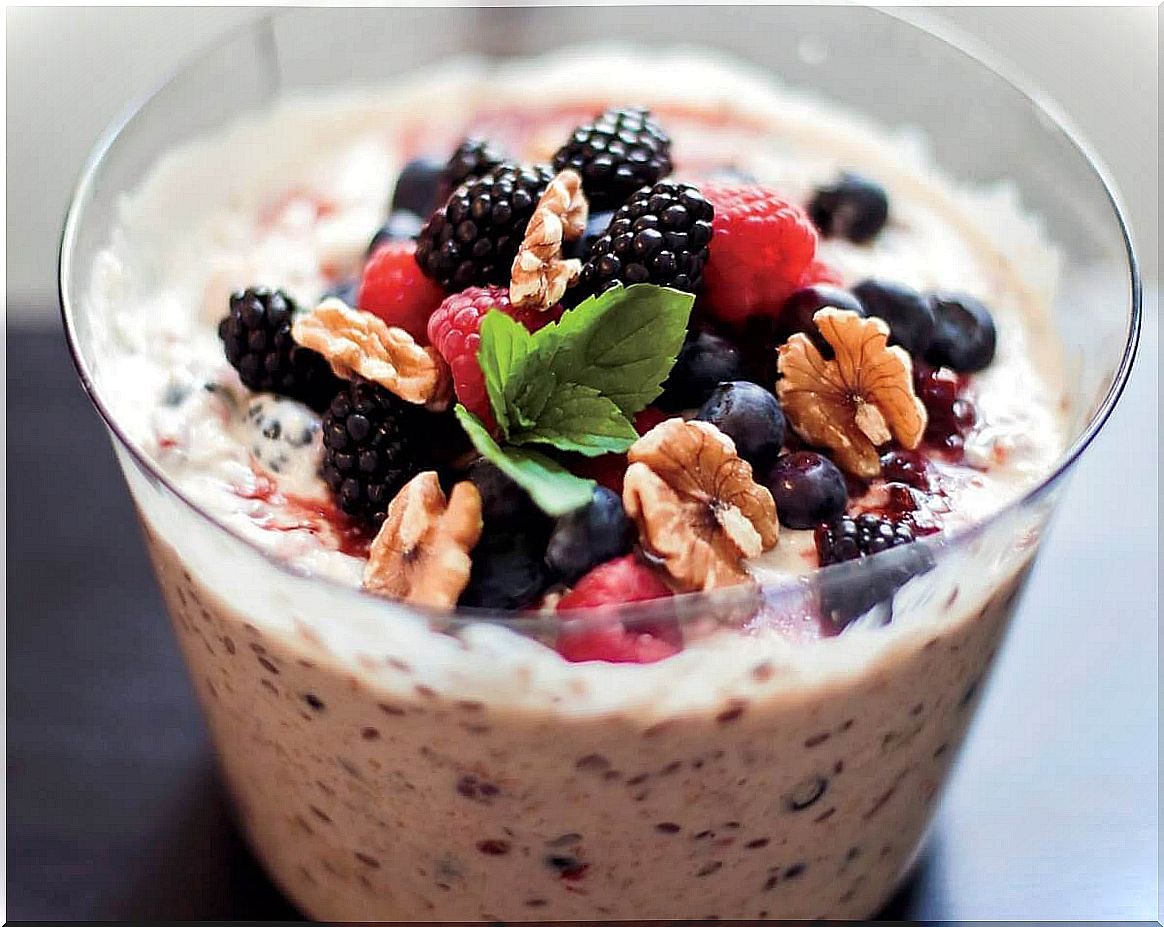 Muesli with fruit