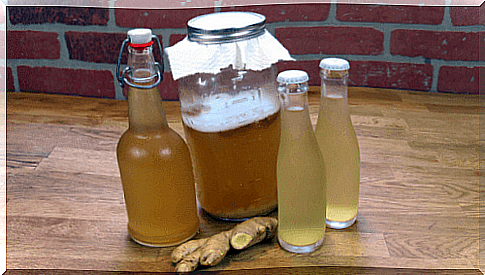 Ginger water for migraines, stomach complaints and pain