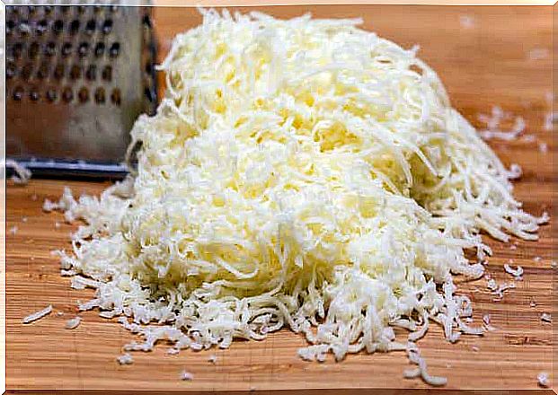 Fresh grated cheese