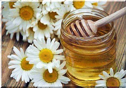 Honey and chamomile