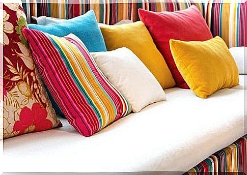 Various decorative pillows