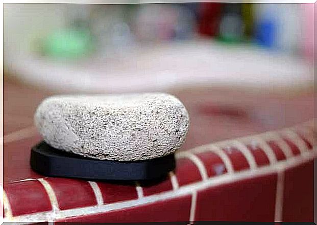 Pumice stone is a good tool