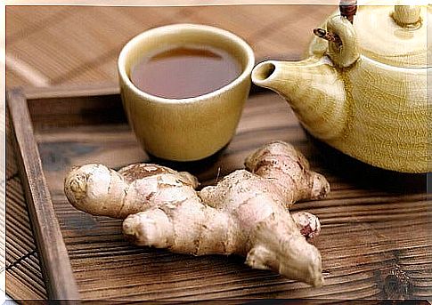 Ginger tea with black pepper