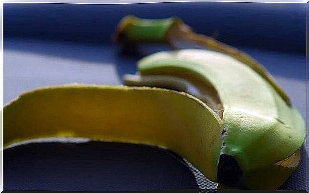 Peel of a plantain